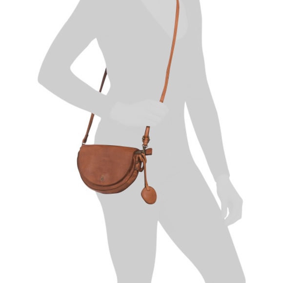 HARBOR 2ND Leather Moon Convertible Belt Bag Crossbody - Picture 2 of 4